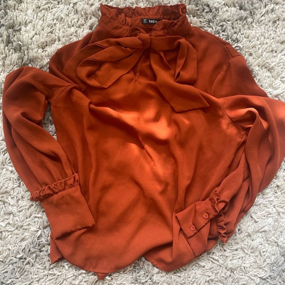 Shein Tie Blouse